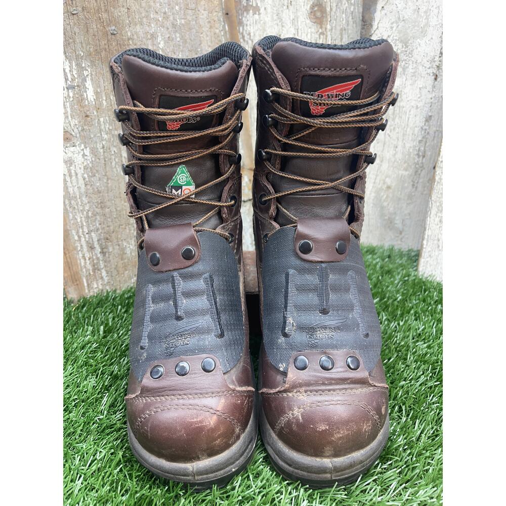 Red Wing Shoes Work Boots Csa Comp Toe Metguard Waterproof King Toe Men's 8d View 3